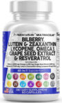 Eye Health Vitamins with Bilberry 6000Mg Lutein & Zeaxanthin 40Mg Lycopene 40Mg