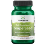 Swanson Grape Seed Capsules, 380 mg, 100 Count