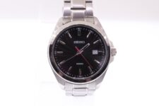 Seiko SUR061 Stainless Steel Band Black Analog 100M Dial Watch 6N42-00C0