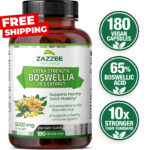 Extra Strength Boswellia 10:1 Extract, 5000 mg Strength, 180 Vegan Capsules