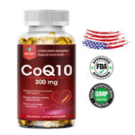 120 Capsules, Coq10 300mg Blood Pressure Heart Health Supplement High Absorption