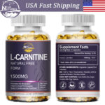 ACETYL L-CARNITINE 1500mg Capsules Nervous System Health Antioxidant Supplement