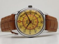 Hmt Pilot Hand Winding Yellow Dial 17 Jewels Vintage Men’s Wrist watch Working