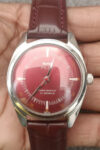 Vintage Hmt Pilot Watch Red Dial Wrist watch 24-Hour Dial Good Condition