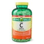 Spring Valley 1000 mg, Vitamin C with Rose Hips 500 Tablets, Support Immune new