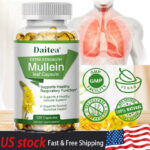 Mullein Leaf Capsules | 1000mg | 60/120 Caps| Support Lung Cleanse