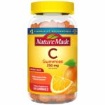 Nature Made Vitamin C Gummies 250 mg Dietary Supplement 120 Count Tangerine