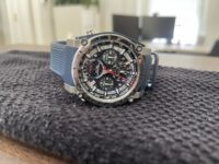 Bulova Precisionist Men’s Quartz Chronograph Tachymeter Blue Watch 46mm 98B315