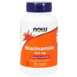 NOW Foods Niacinamide (B-3), 500 mg, 100 Capsules