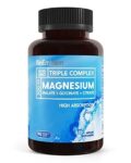 BioEmblem Triple Magnesium Complex | 300mg of Magnesium Glycinate 90 capsules