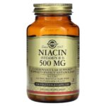 Niacin (Vitamin B 3), 500 mg, 100 Vegetable Capsules