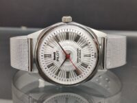 HMT PILOT Hand Winding White Dial With Roman Numbers 36MM Leather Strap Color Si