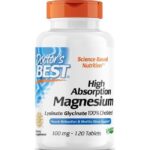 Doctor’s Best High Absorption Magnesium – 100% Chelated 100 mg 120 Tabs