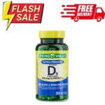 Spring Valley Vitamin D3 Softgels, 5,000 IU, 250 Count