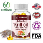 Antarctic Krill oil 2000mg – with Omega-3 EPA, DHA and Astaxanthin Supplements