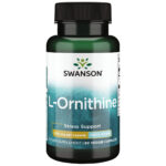 Swanson L-Ornithine Amino Acid 500 mg 60 Veggie Capsules