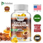 Organic Ceylon Cinnamon Capsules 1800mg – Highest Potency Blood Sugar Support