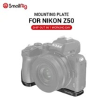 SmallRig Z50 Camera Plate Vlogging Mounting Plate Pro for Nikon Z50 Camera Feature Cold Shoe Mount & 1/4 Thread Holes 2667