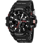 V2A Analog Digital 3ATM Waterproof Sports Watch for Men and Boys