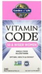 Vitamin Code, Multivitamin for Women, 50 & Wiser, 240 Veg.  Exp 8/25