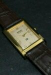 Seiko Slim Quartz Men’s Japan Made Golden Plated Wrist Watch Battery Installed