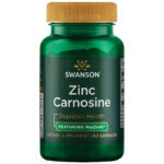 Swanson Zinc Carnosine (PepZin GI) – Natural Digestive Support (60 Capsules)