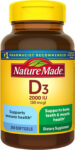 Nature Made Vitamin D3 2000 IU (50 mcg), Supplement Bone Teeth Muscle and Immune