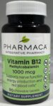 Pharmaca Vitamin B12 Methylcobalamin 1,000mcg, 90 Chewable Tablets – EXP: 1/26