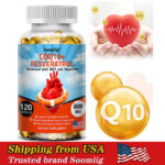 COQ 10 Coenzyme Q-10 600mg Heart Health Support, Increase Energy