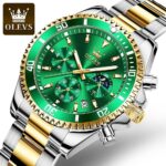 OLEVS Men Watch Stainless Steel Waterproof Luiminous Business Fashion Luxury Men