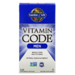 Garden of Life Vitamin Code Men 120 Vegetarian Capsules Gluten-Free, Kosher, No