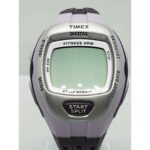 Women’s Timex indiglo digital sports watch. 685 WO. Purple and black accents