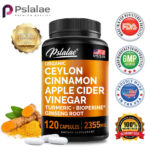 Ceylon Cinnamon Capsules 2355mg – with Apple Cider Vinegar, Turmeric, Bioperine