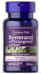 Puritan’s Pride Resveratrol 100 mg & Pycnogenol 30 mg – 30 Softgels