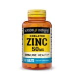 Mason Natural Zinc 50 mg – Improved Immune System Function, 100 Tablets