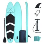 10.5ft Inflatable Stand Up Paddle Board SUP Board Lightweight Surfboard with SUP Accessory Longboard Wakeboard Beginner 2022 Hot