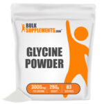 BulkSupplements Glycine Powder 250g – 3g Per Serving