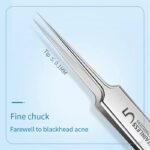 Tweezers German Ultra-fine Cell Pimples Blackhead Clip Tweezers Beauty Salon Special Scraping  Closing Artifact Acne Needle Tool