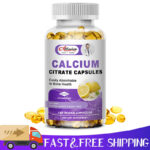 Calcium 500Mg with Vitamin D3 400iu Bone Health & Immune Support 120 Capsules