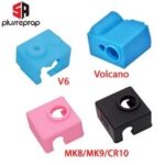 3D Printer Parts Silicone Sock for V6 Volcano MK8/MK9/CR10/CR10S Heated Block Warm Keeping Cover