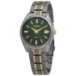 Seiko Essentials Quartz Green Dial Men’s Watch SUR377