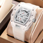 Transparent Men’s Watch Fashion Quartz Wristwatch Luminous Waterproof watch