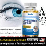 Lutein 40mg W/20mg Zeaxanthin 120 Capsules Supports Eye Vision Health