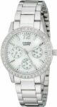 NEW Citizen Womens ED8090-53D Swarovski Accent Mother-of-Pearl Dial SilverTone 