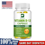 Vitamin B12 Vegan Capsules 1000mcg High Absorption Energy Support & Nerve relief