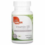 Zahler Vitamin D3 50 000 IU 120 Vegetable Capsules Gluten-Free, GMP Quality