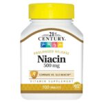 21st Century Prolonged Release Niacin 500 mg 100 Tabs