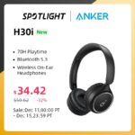 Soundcore by Anker H30i Wireless On-Ear Headphones Wireless Bluetooth Headset Wireless Headphones Bluetooth 5.3 Headphones