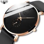 LIGE New Fashion Men’s Watches  Quartz Stainless Steel Watch fashion luxury