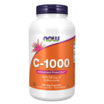 NOW FOODS Vitamin C-1000 – 250 Veg Capsules